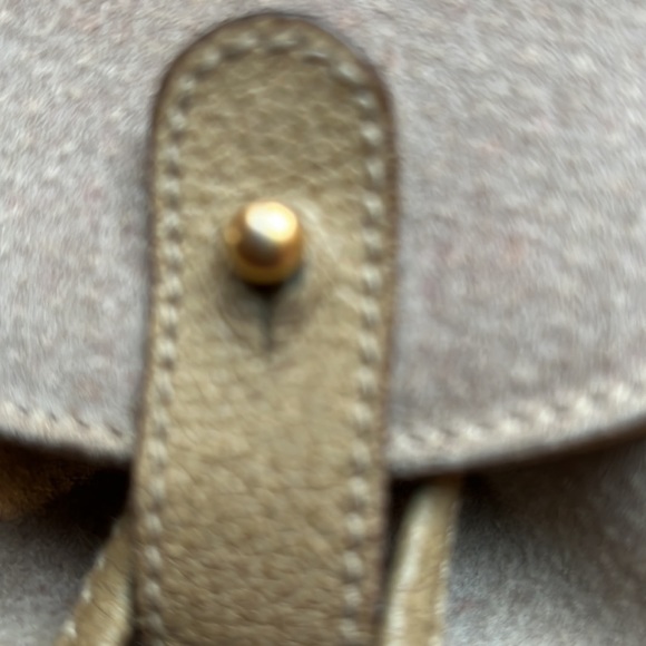 Gucci bamboo handle suede backpack - Picture 9 of 11
